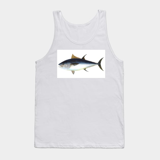 Bluefin Tuna illustration Tank Top by Bravuramedia